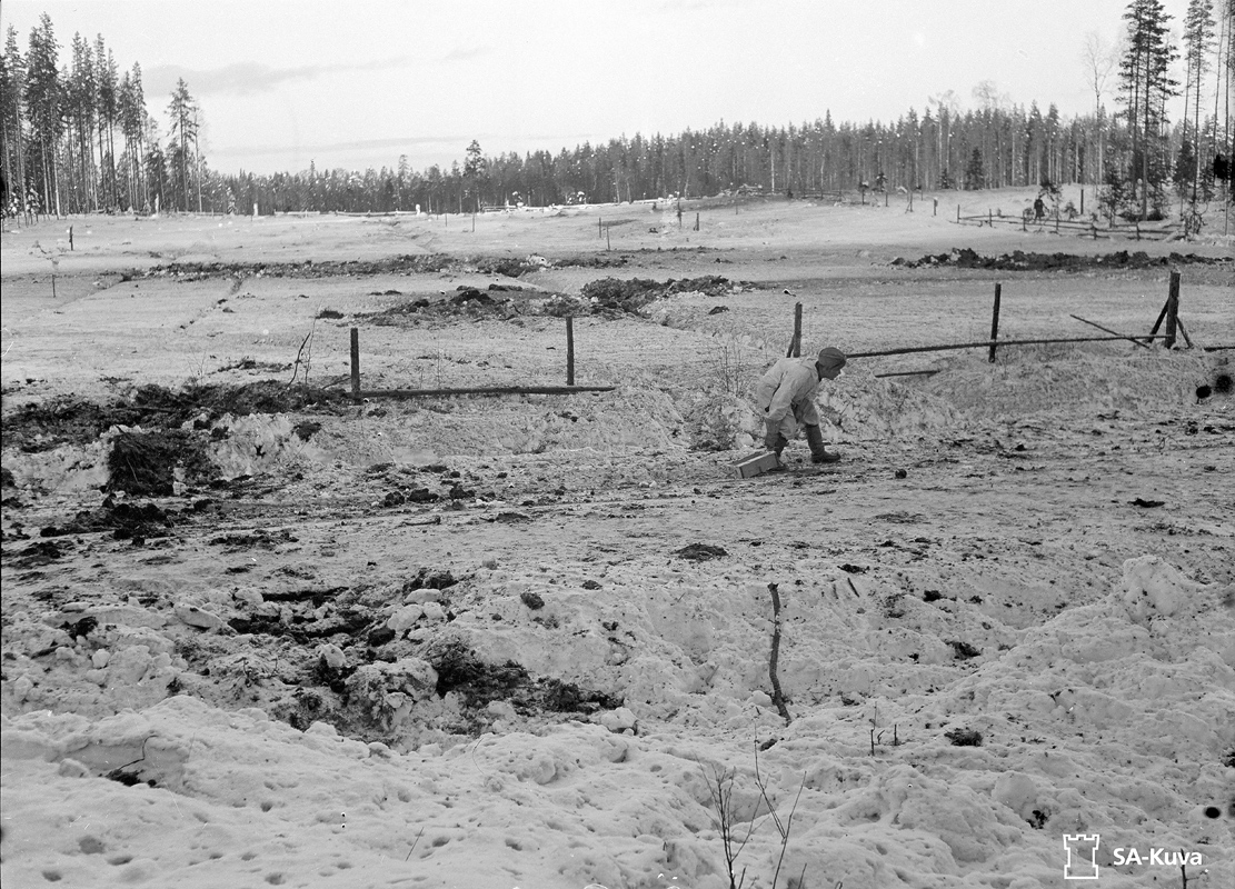 17 декабря 1939 года. Финские солдаты на фронте Коллаа