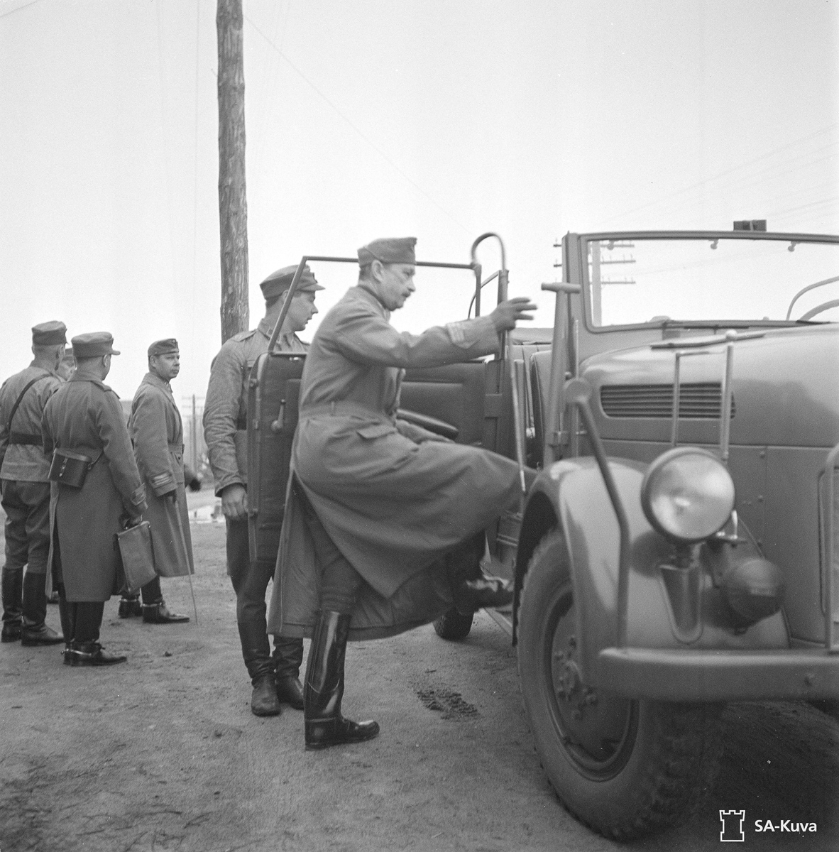 20 июня 1942 года. Маннергейм в Медвежьегорске