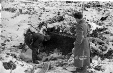 Maaliskuu 1940. Kollaa. Suomen joukkojen asemat